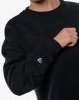 Sweatshirt Minimal "October Pink" - Black