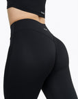Flare Crossed Sculpt - Black