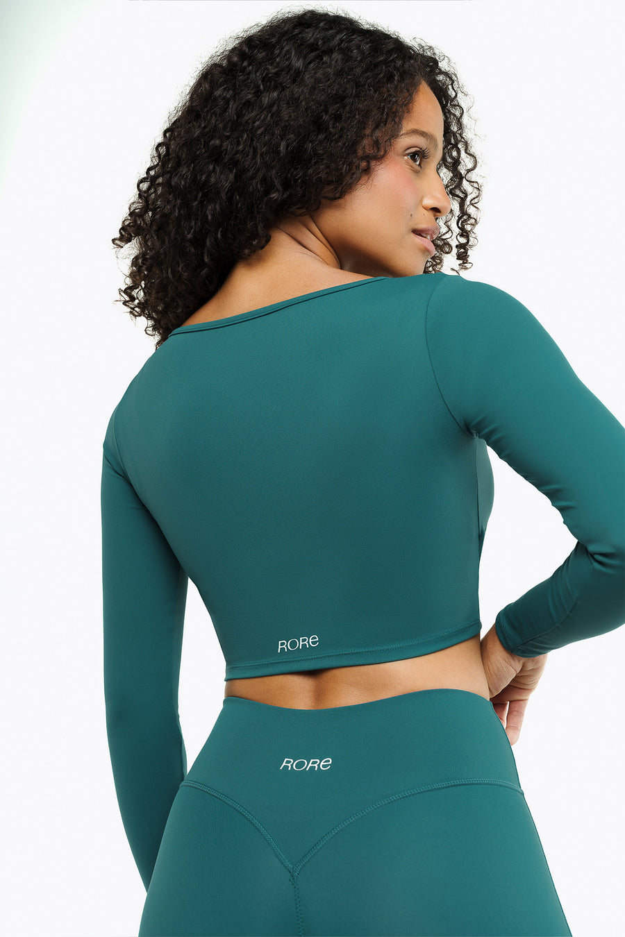 Top Crossed  Manches Longues - Deep teal