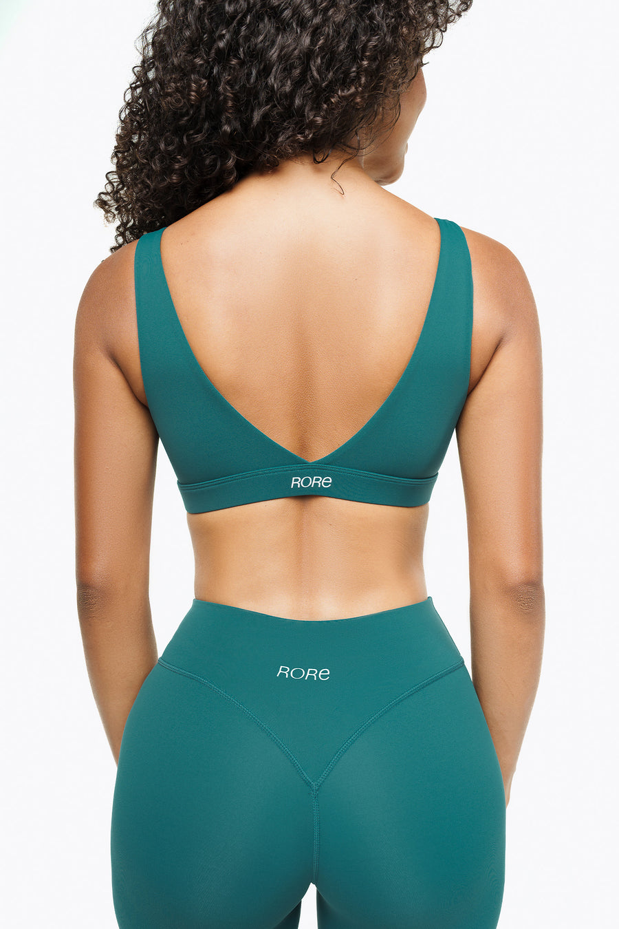 Brassière Crossed - Deep Teal
