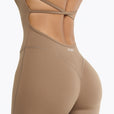 Combinaison Flare Lace - Café Latte