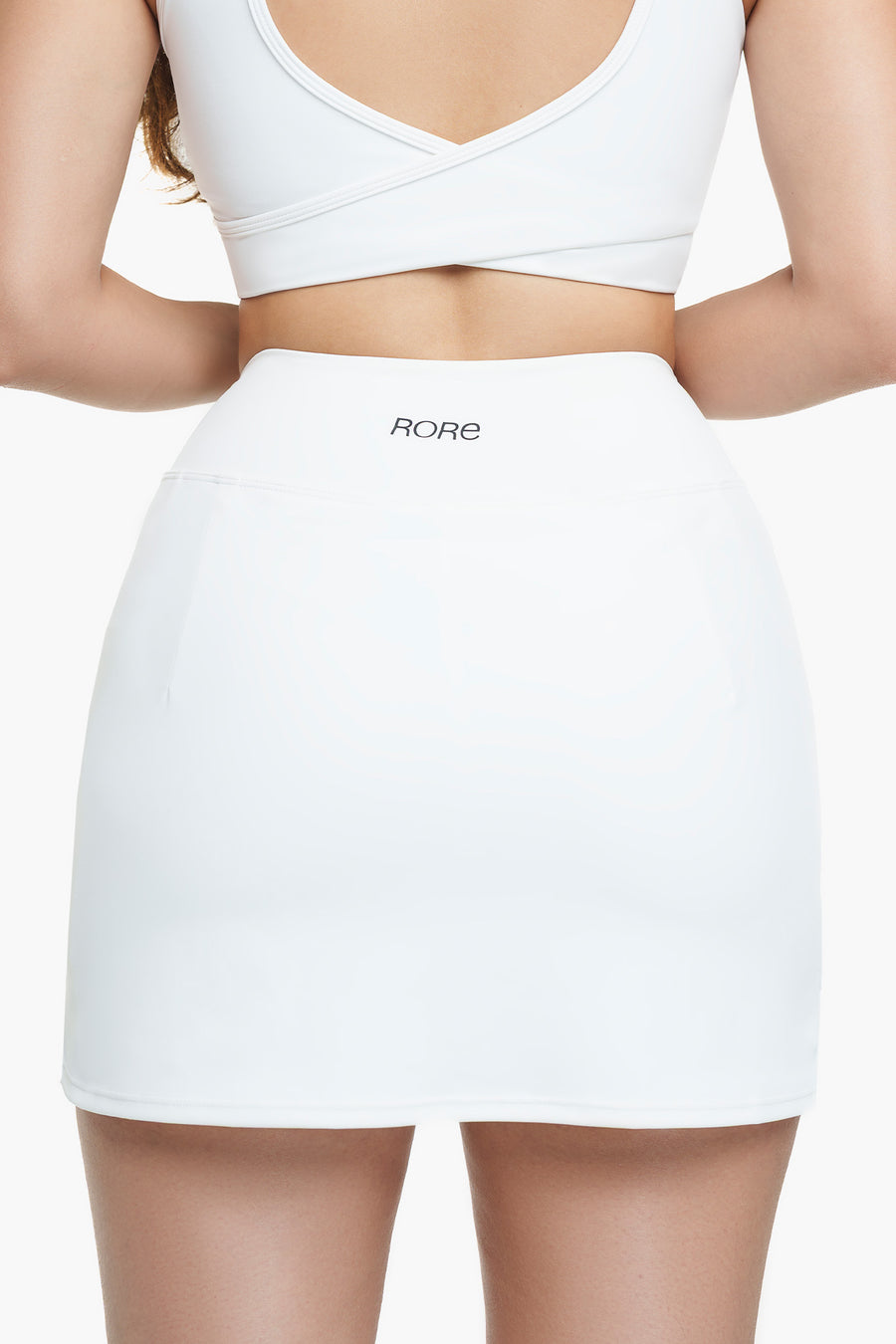 Jupe 2in1 Crossed Sport - White