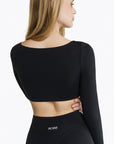 Top Crush Manches Longues - Black