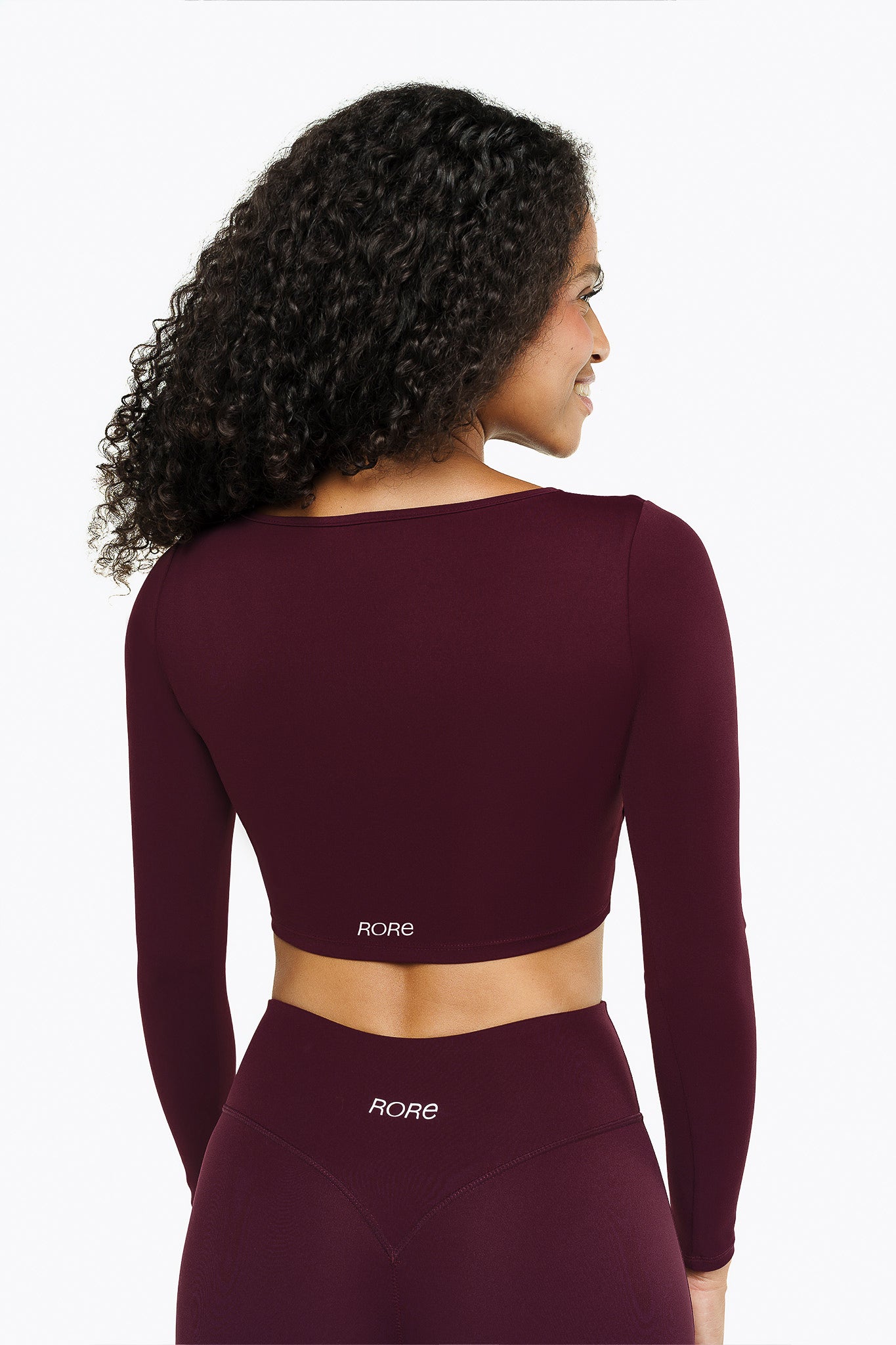 Top Crossed  Manches Longues- Deep Purple