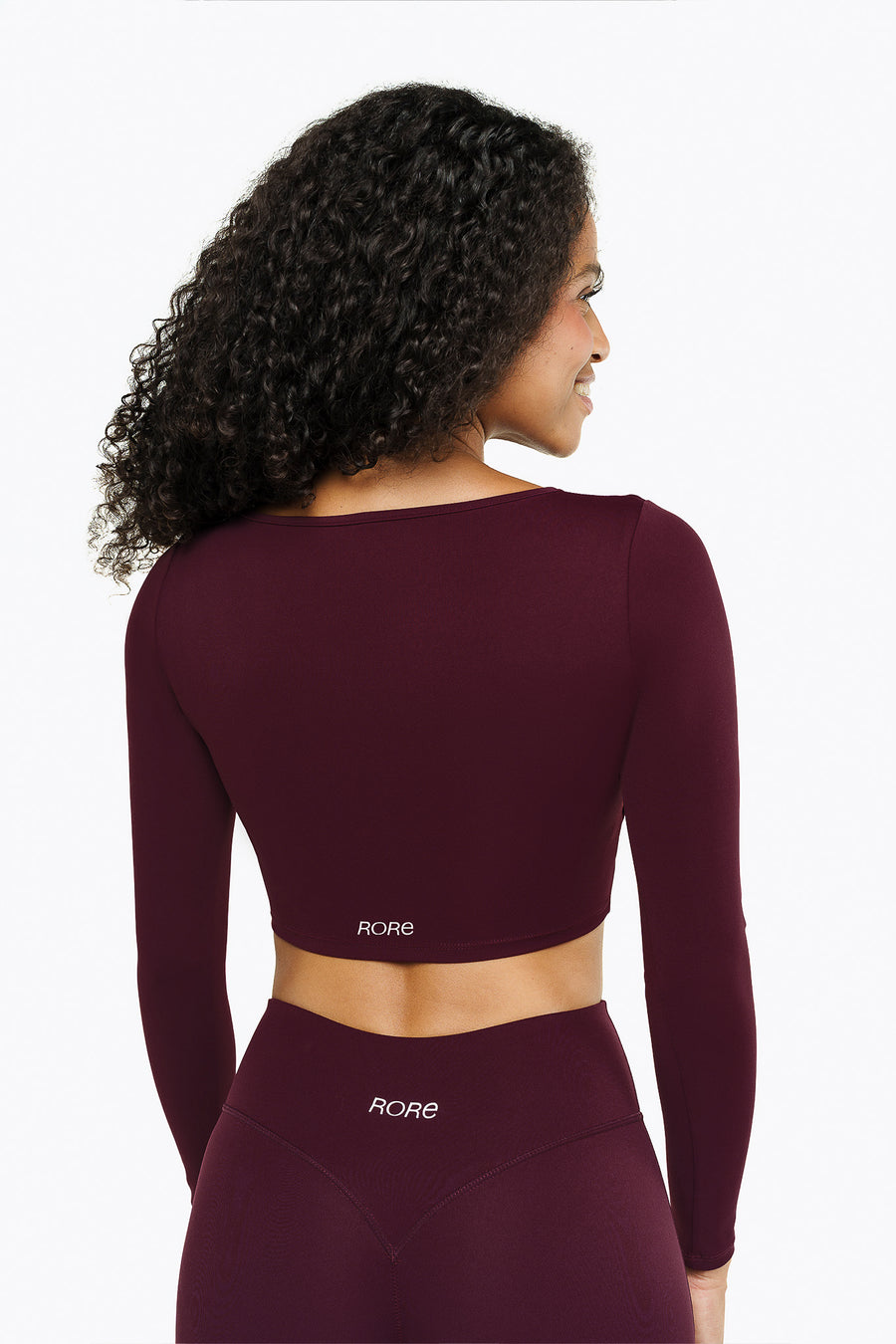 Top Crossed  Manches Longues- Deep Purple