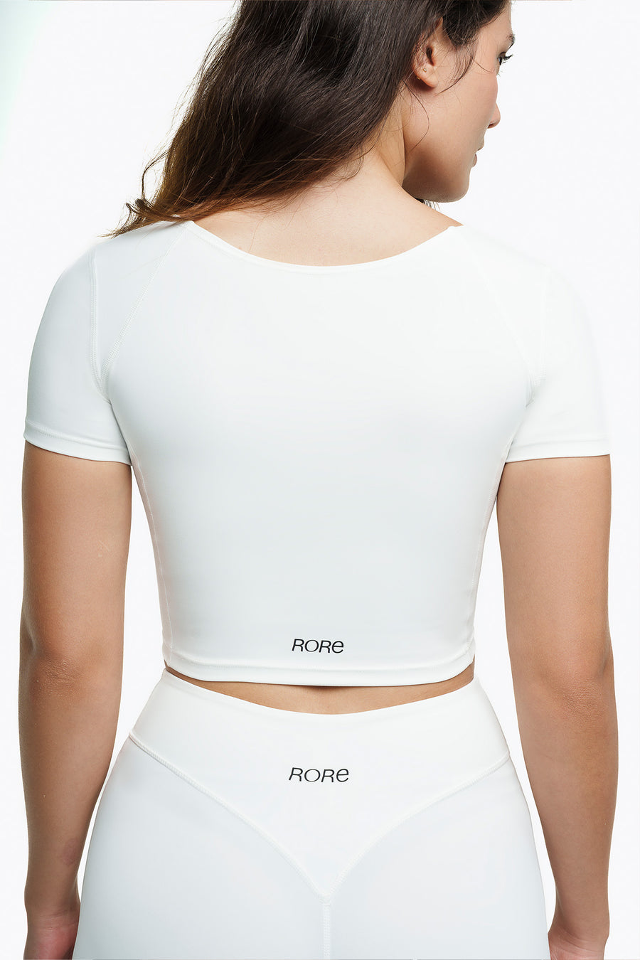 Top Square Manches Courtes - White