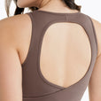 Brassière Crossed Back - Mocha