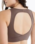 Brassière Crossed Back - Mocha