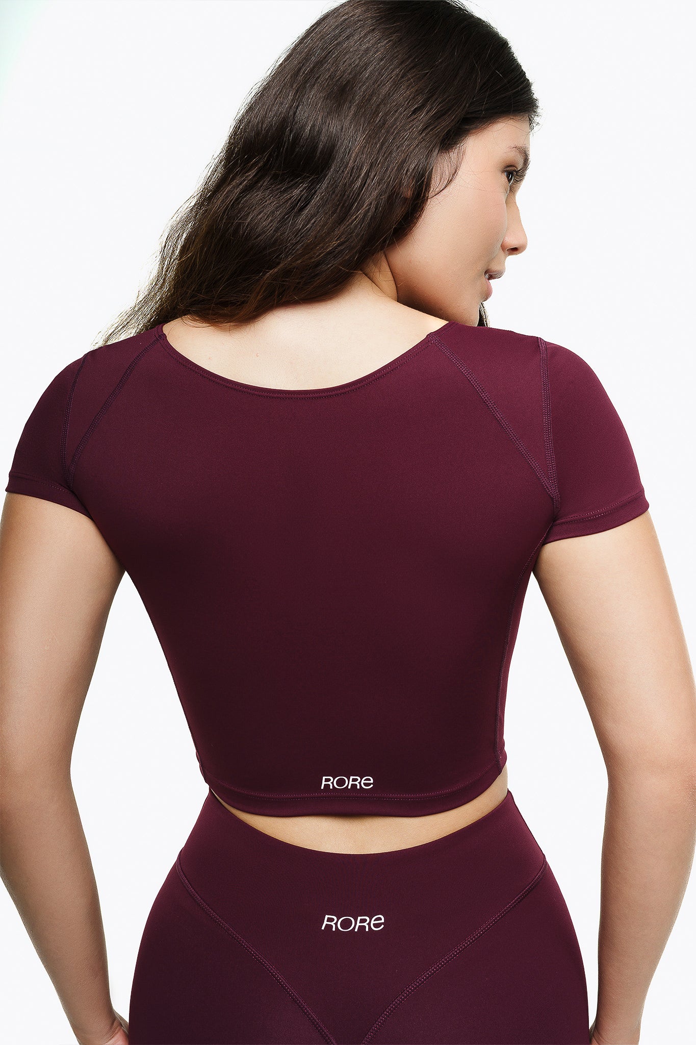 Top Square  Manches Courtes - Deep Purple