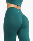 Flare Crossed Sculpt - Deep Teal