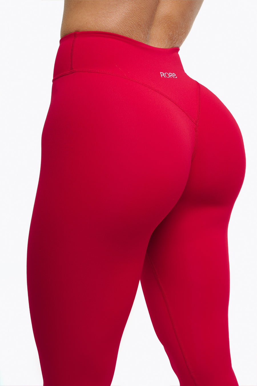 Crossed Lift Leggings - True Red