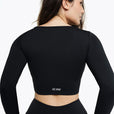 Top Crossed  Manches Longues - Black