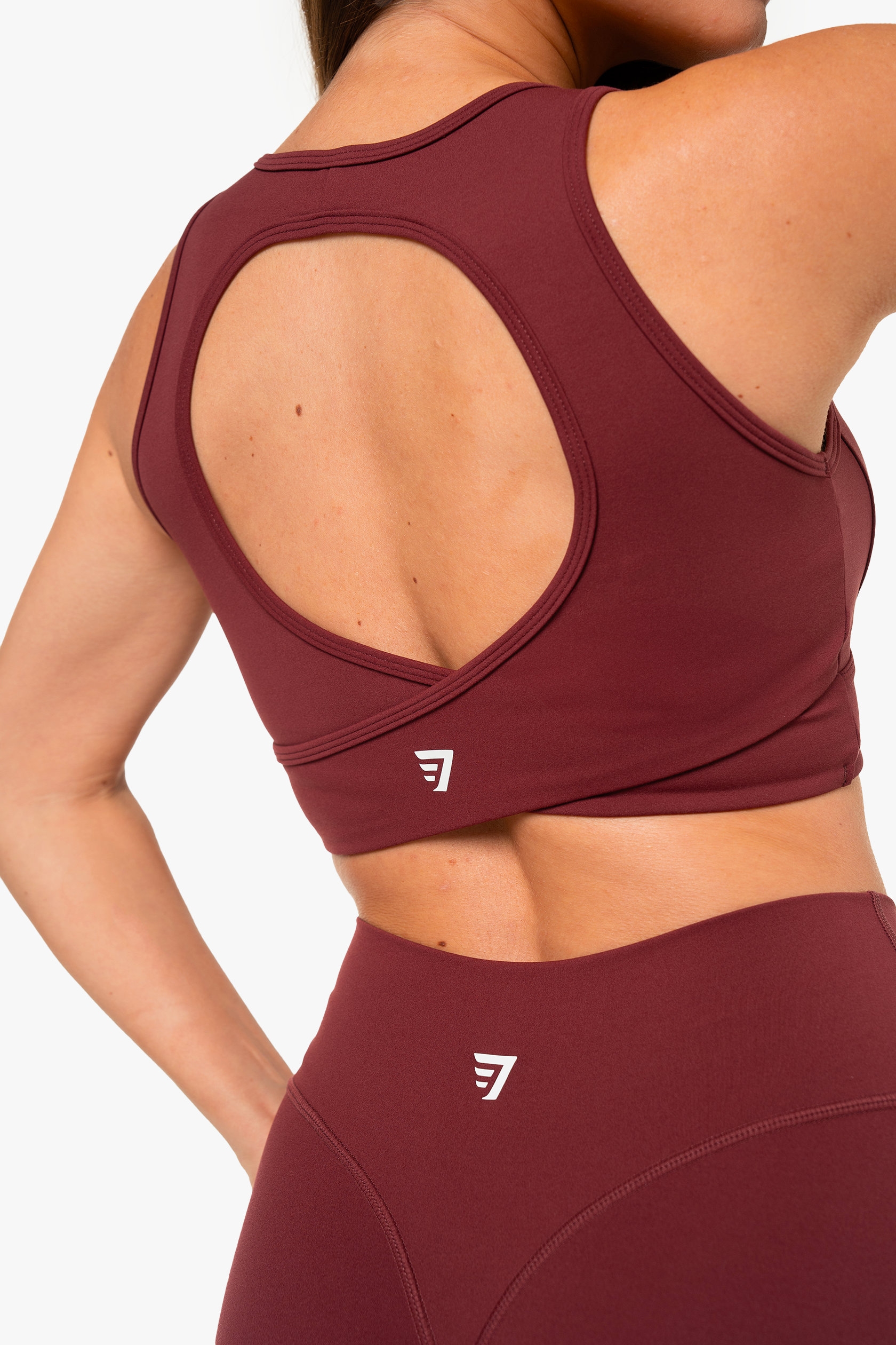 Brassière Crossed Back - Red Velvet