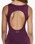 Combinaison Short Zip Tech - Deep Purple