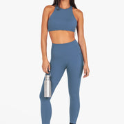 Legging Power Mesh - Steel Blue