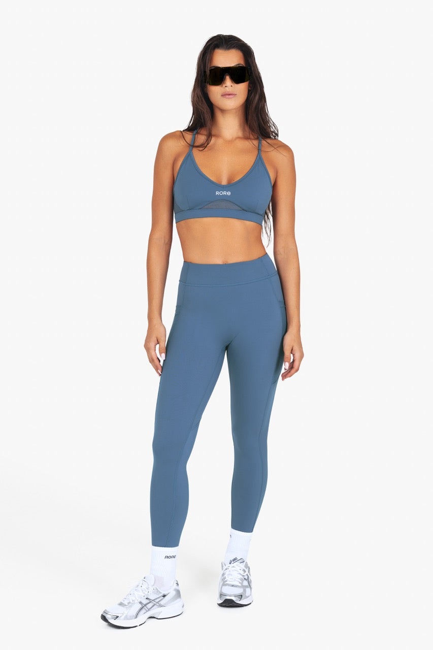 Brassière Power Mesh - Steel Blue