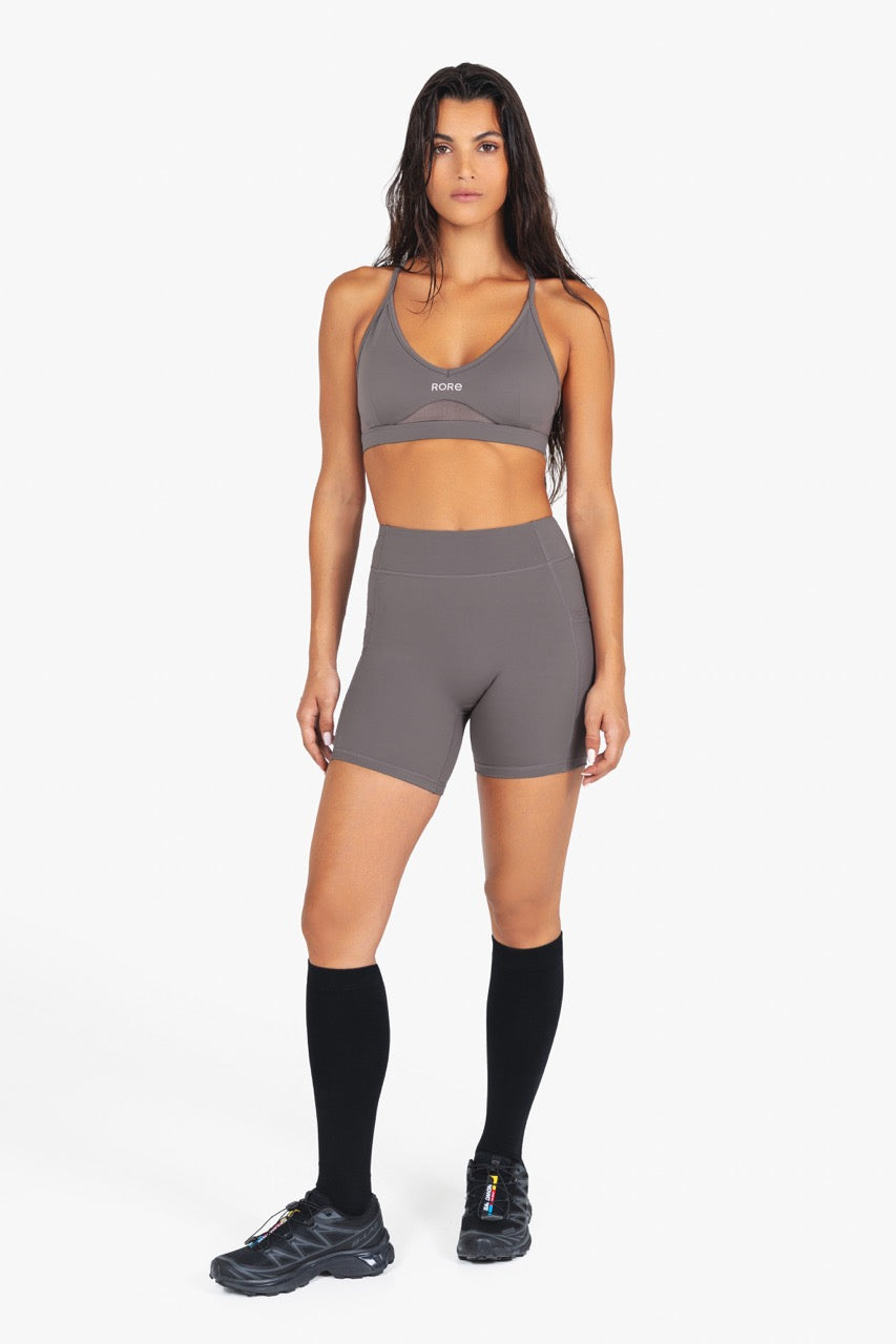 Short Power Mesh - Urban Grey