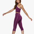 Top Asymétrique Retro - Wild Berry
