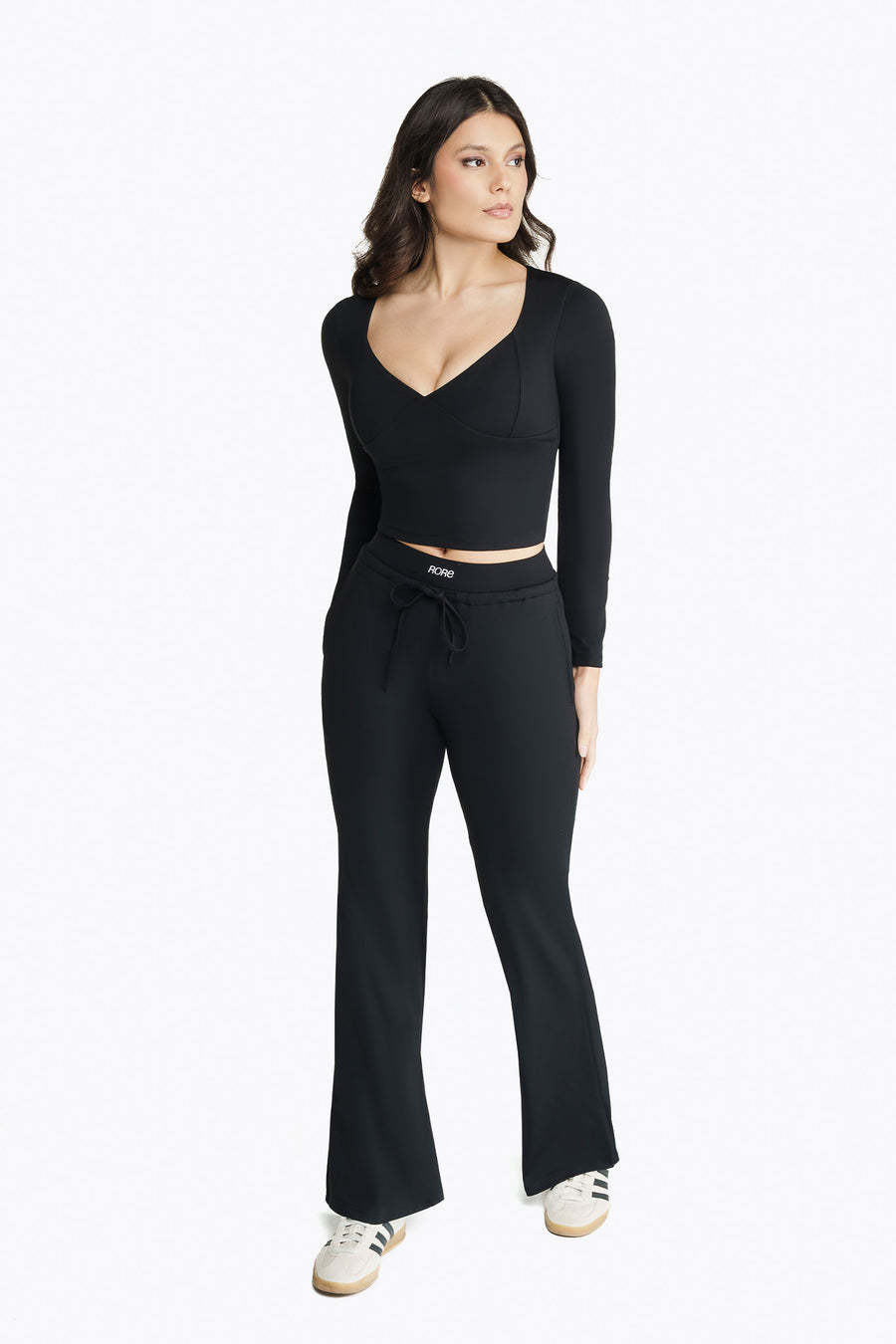 Long Sleeve Muse Top - Black