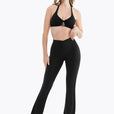 Flare Crossed Sculpt - Black