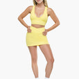 Brassière Crossed Back - Lemon Mist