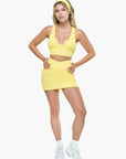Brassière Crossed Back - Lemon Mist