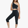 Top Asymétrique Retro - Black