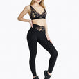 Legging Crossed Lift - Blurry Leopard