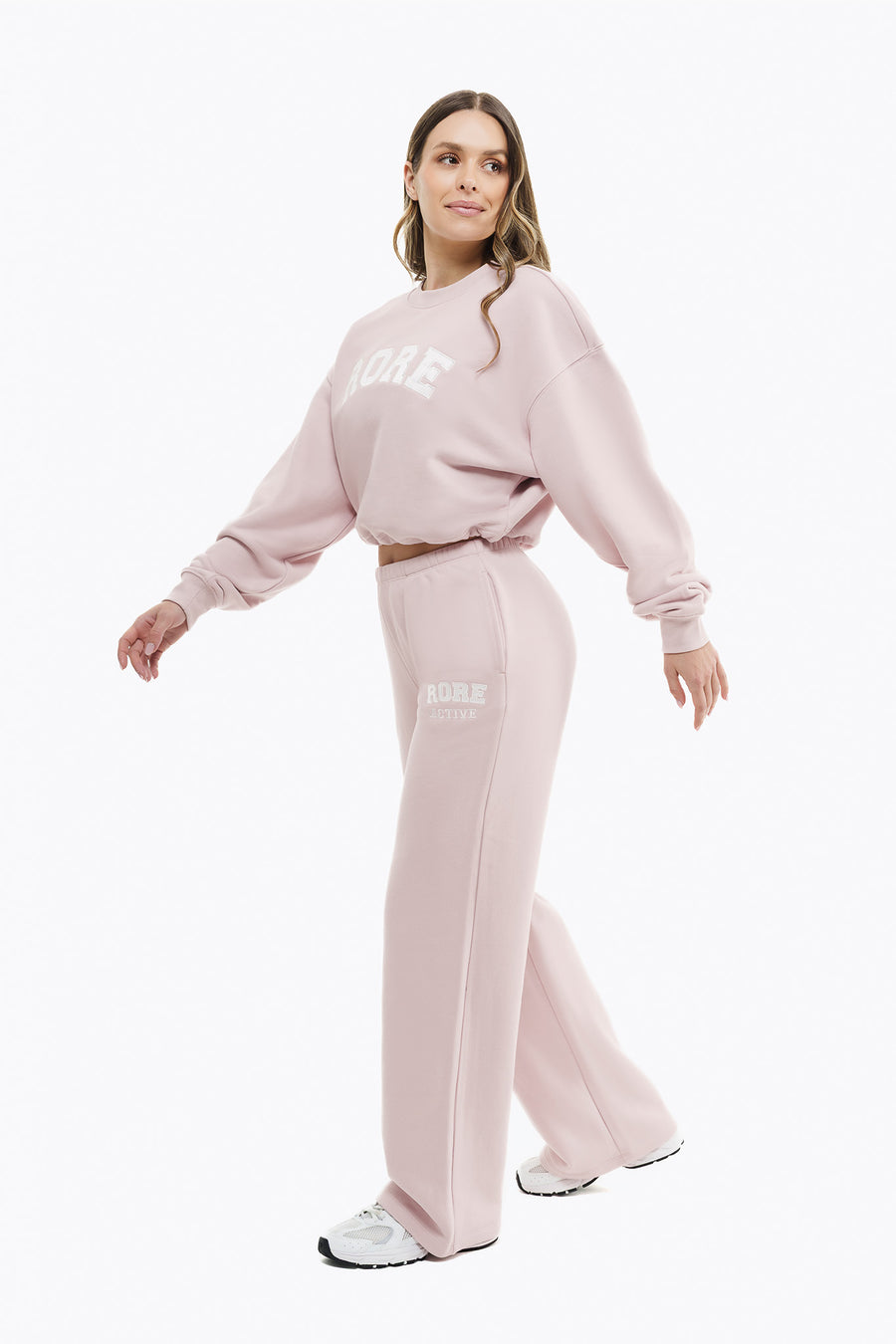 IVY Crop Sweatshirt - Cotton Candy