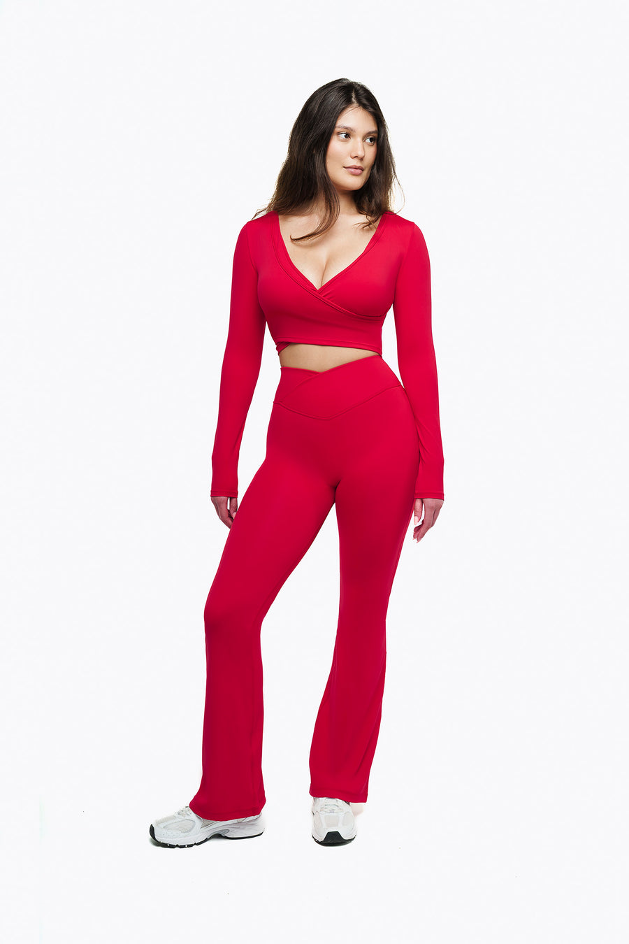 Flare Crossed Sculpt - True Red