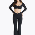 Top Crush Manches Longues - Black