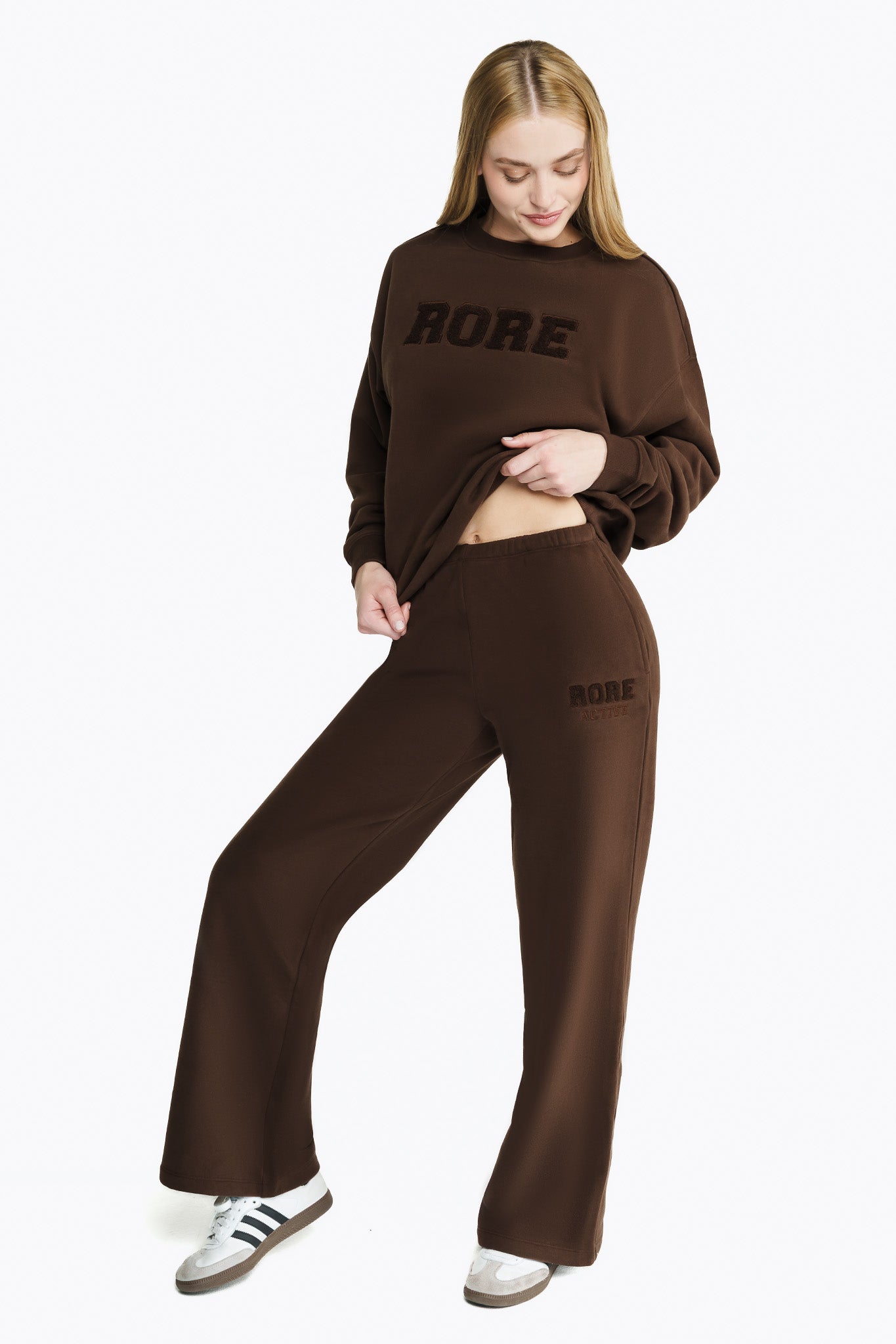 Pantalon Ivy Droit - Coffee Bean