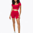 Short Crossed Lift - True Red