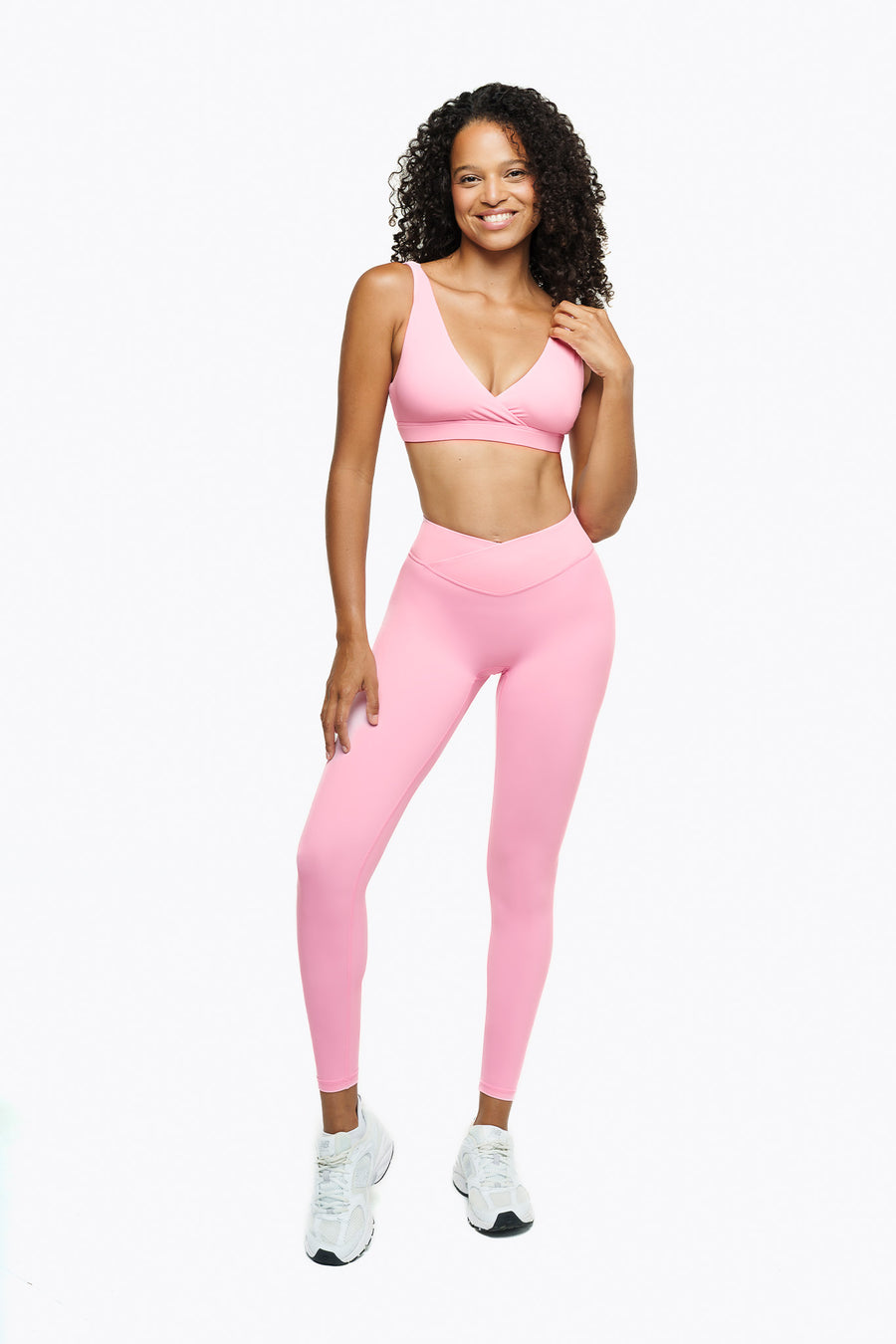 Brassière Crossed - Pink Blush