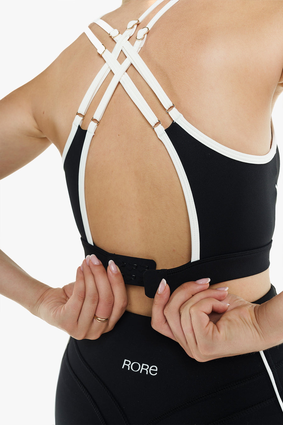 Contour Retro Sports Bra - Black