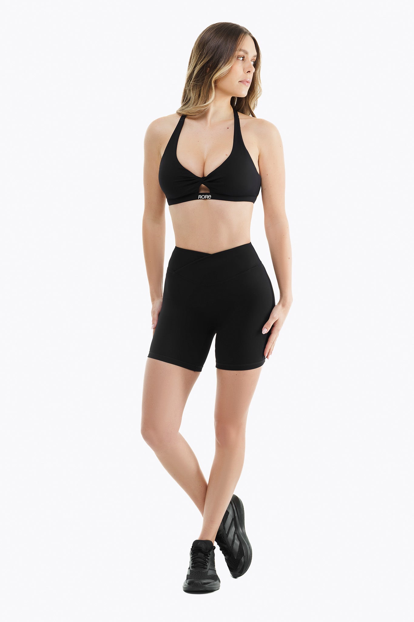 Short Crossed Lift - Black