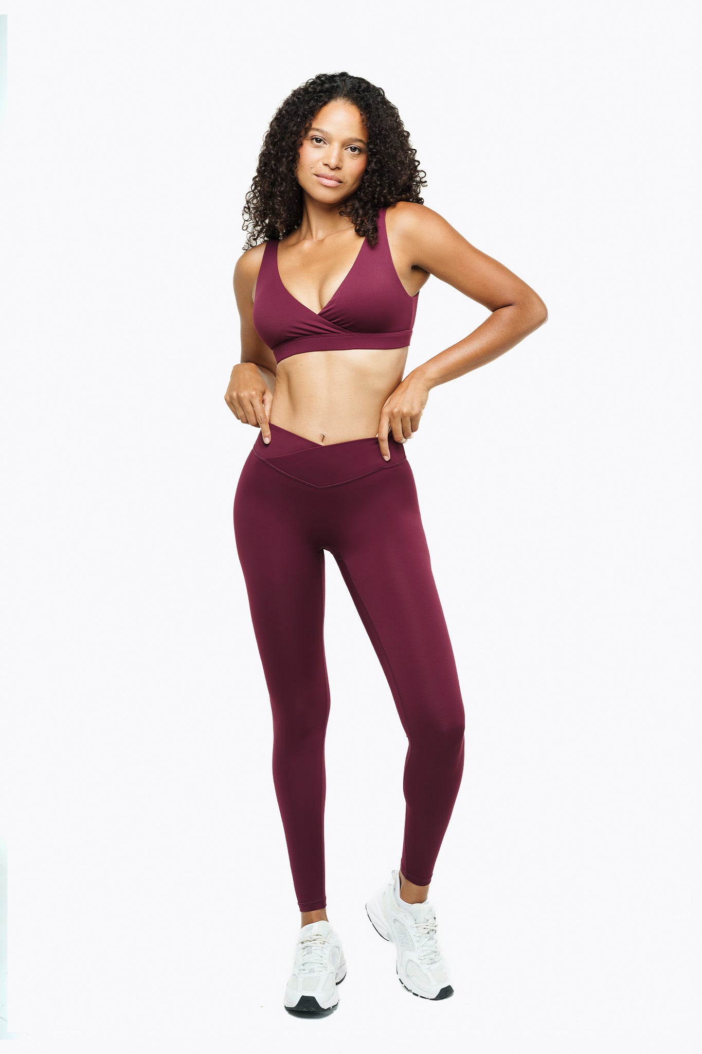 Legging Crossed Lift - Deep Purple