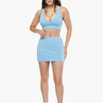 Brassière Crossed Back - Lagoon Mist