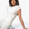 Top Core Manches Courtes - Soft Beige