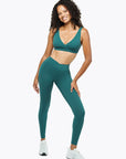 Legging Crossed Lift - Deep Teal