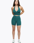 Short Crossed Lift - Deep Teal