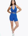 Short Crossed Lift - Royal Blue