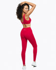 Legging Crossed Lift - True Red