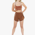 Short 2in1 Retro - Deep Cocoa