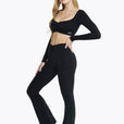 Top Crush Manches Longues - Black