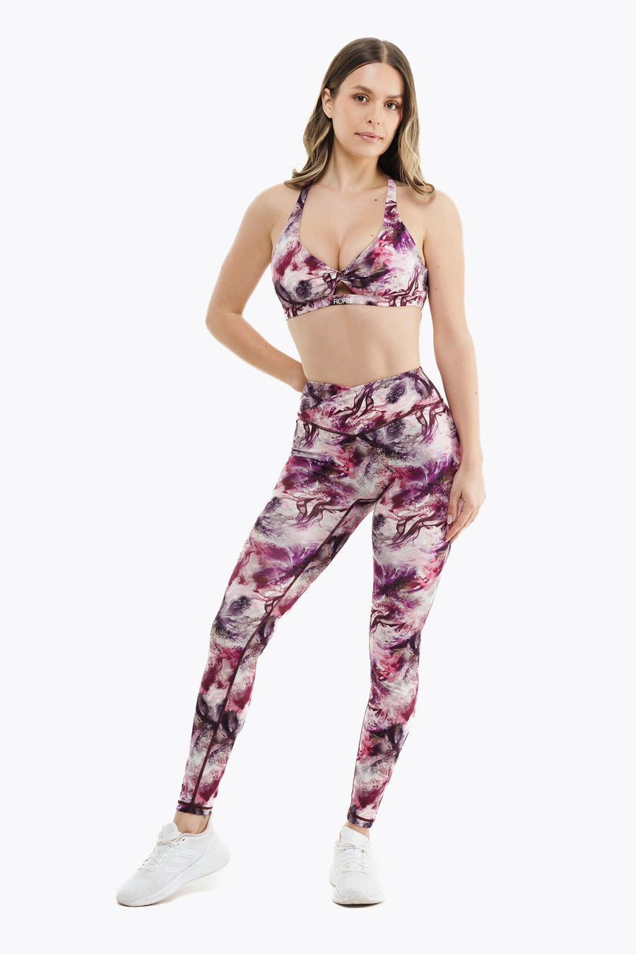 Twist Sports Bra - Pink Blossom