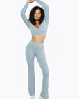 Top Crossed Manches Longues - Powder Blue
