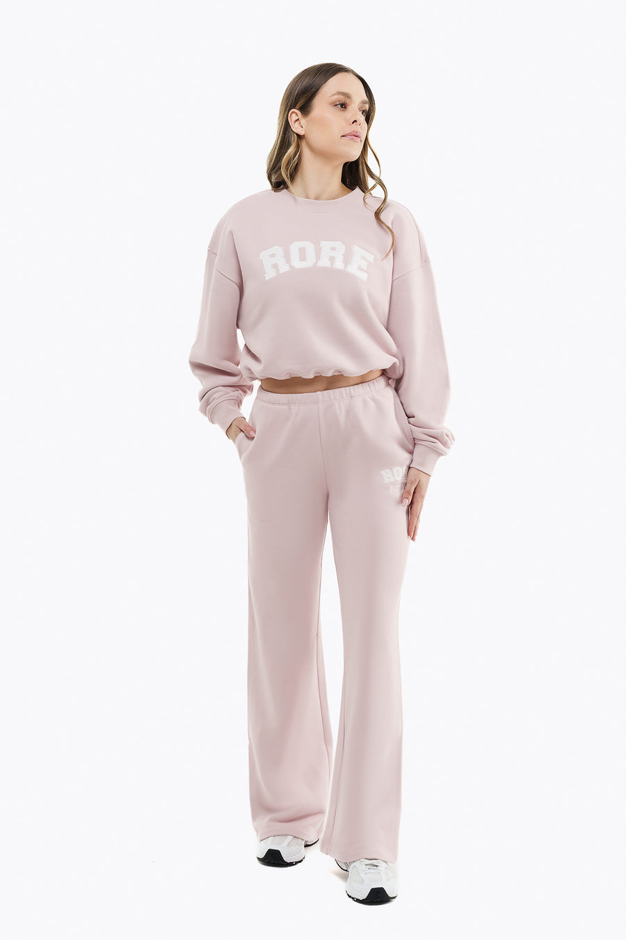 IVY Crop Sweatshirt - Cotton Candy