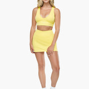Jupe 2in1 Crossed Sport - Lemon Mist