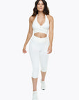 Capri Crossed Lift - White